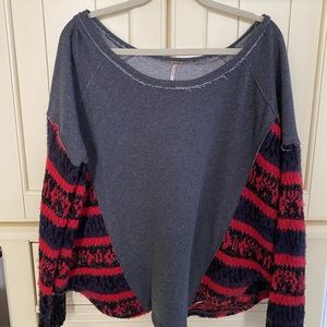 Free people pullover sweatshirt